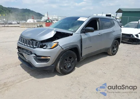 2018 Jeep Compass Sport Fwd from USA, damaged, VIN 3C4NJCAB3JT462268